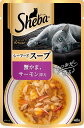 シーバ (Sheba) キャットフード アミューズ 贅沢シーフードスープ 蟹かま、サーモン添え 40グラム (x 12) (まとめ買い)
