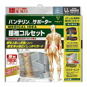 バンテリンサポーター 腰椎コルセット ゆったり大きめ/LLサイズ(へそ...(4)