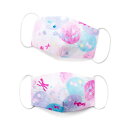 COLORFUL CANDY STYLE マスク こども用 女の子 2枚セット 洗える 立体 布 抗菌 小さめ ふわふわキュートなキャンディポップ N5319402