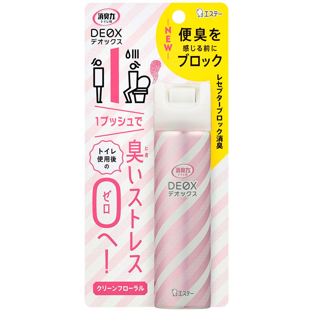エステー 消臭力 DEOX トイレ用スプレー クリーンフローラル (50mL) 消臭力 トイレ用 消臭スプレー