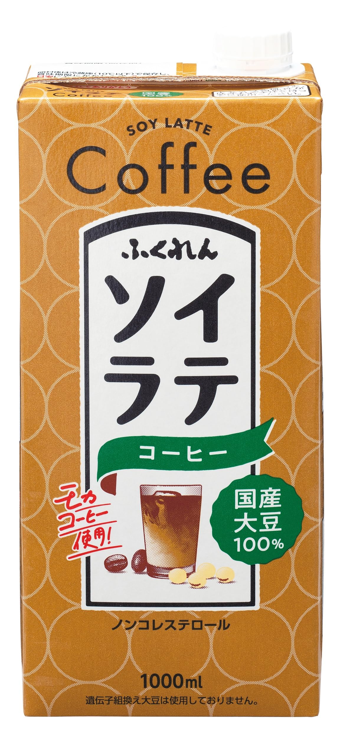 ふくれん 国産大豆ソイラテコーヒー 1L ×6個