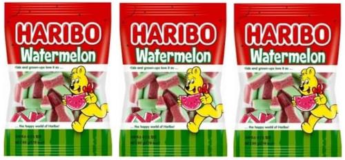 ハリボー Watermelon ウォーターメロン スイカ グミ キャンデー 80g×3袋のサムネイル