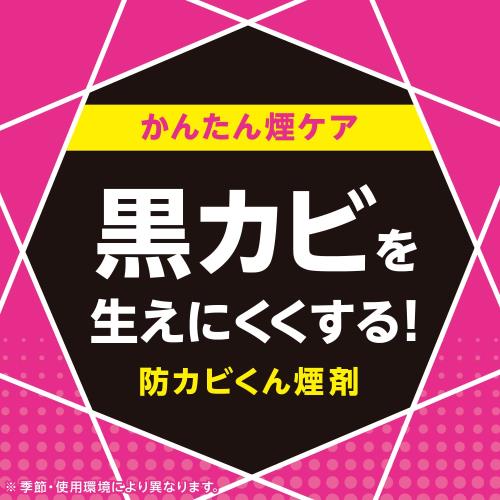 eli-mino ゆらぎ薬局のらくハピ 防カビくん煙剤 お風呂 カビーヌ ローズの香り 1個｜アングル2