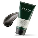 HEATH/フェイスウォッシュ 150ml -グレープフルーツの香り-ヒース メンズ 洗顔料 全肌質向け スクラブ チャコールパウダー 角質除去 皮脂 動物性成...