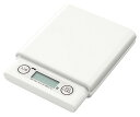 AD デジタルホームスケール 3kg ホワイト UH-3201-W ≪ひょう量:3000g 最小表示:0.1g(0.5~100g)/1g(2~3000g)≫ ※...