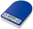 AD デジタルホームスケール 3kg ブルー UH-3202-BL ≪ひょう量:3000g 最小表示:0.1g(0.5~100g)/1g(2~3000g)≫