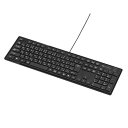 サンワサプライ 有線USBスリムキーボード 109キー 日本語配列 薄...(2)