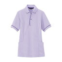 AITOZ アイトス サイドポケット半袖ポロシャツ(男女兼用) (春夏用) AZ7668 069 ラベンダー M