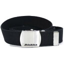 Dickies(ディッキーズ) ベルト メンズ カジュアルベルト 32mm アクリル ポリ ガチャベルト ブラック