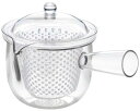 曙産業 ティーポット 急須タイプ L 日本製 横手 透明でお茶の出具合がよく見える プラスチック製で割れにくい 水切れがよく注ぎやすい 目詰まりしにくいプラスチ...