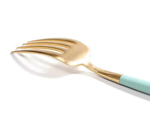 Cutipol（クチポール）GOAターコイズゴールド デザートフォークG007TGB