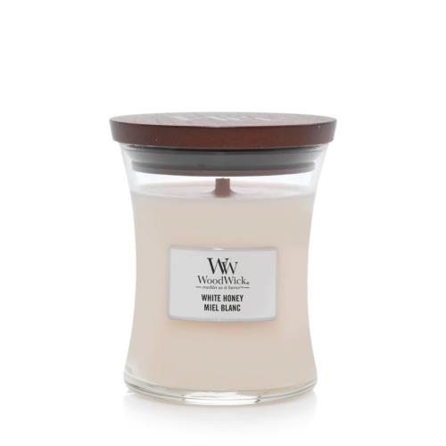 WoodWick ウッドウィック JARS ジャー Mサイズ ホワイトハニー WHITE HONEY アロマキャンドル[並行輸入]