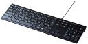 サンワサプライ 有線スリムキーボード USB接続 日本語配列 112キ...(2)