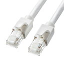 サンワサプライ カテゴリ6A LANケーブル(ホワイト・20m) KB-T6ATS-20W