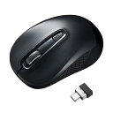 サンワサプライ ワイヤレスType-CブルーLEDマウス(ブラック) ...(2)