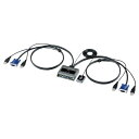 サンワサプライ(Sanwa Supply) パソコン切替器(エミュレーション非搭載・手元スイッチ付き) SW-KVM2UUSN2 ブラック
