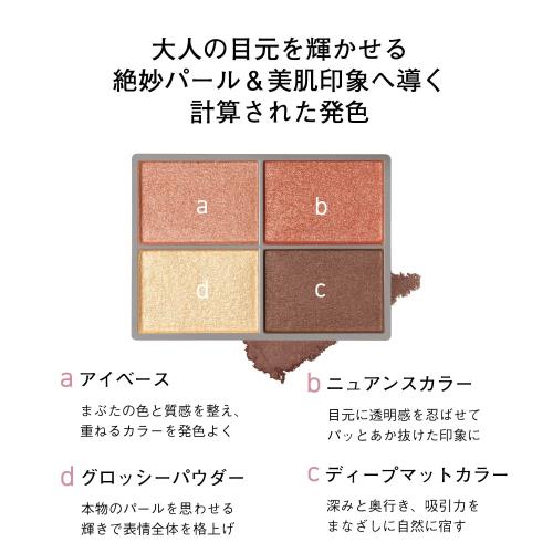 ORBIS(オルビス)フォートーンズスタイリングアイズ ライラックライラック(アイシャドウ) 1個 (x 1) elimino-10088774 eli-mino ゆらぎ薬局 サンプル画像2