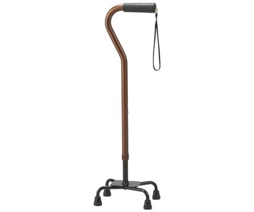 マキテック アルミ製4点支柱杖 ブラウン AQ-11BR