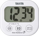 タニタ tanita キッチン 勉強 学習 タイマー 洗える 大画面 大音量 100分 マグネット スタンド付き ホワイト でか見えタイマー TD-426 WH