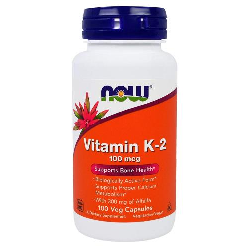 ビタミン K-2 100mcg 100mcg vitamin K-s Now Foods ナウフーズ カプセル 100個 (x 1) [並行輸入品]