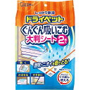 ドライペット 除湿剤 ぐんぐん吸いこむ大判シート くりかえし再生タイプ 2枚入 押入れ クローゼット用 湿気取り