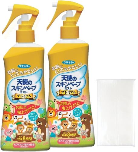 スキンベープ 天使のスキンベープ ミストプレミアム 200mL ベビーソープの香り×2個 + おまけ付き 虫除..