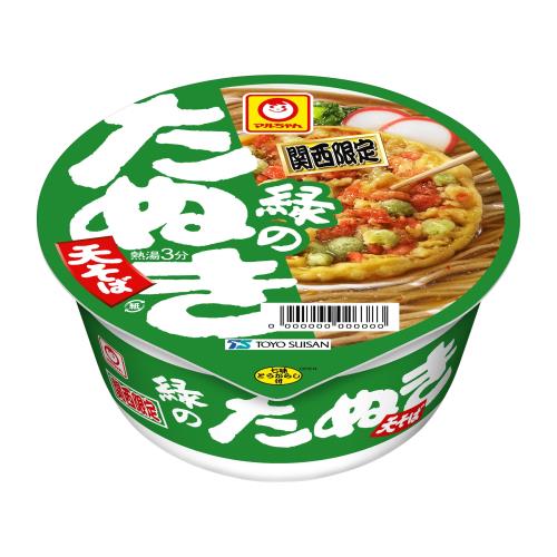 赤いきつね マルちゃん 緑のたぬき天そば 関西 ( 101g×12個 ) 関西 カップ麺 関西風つゆ / ねぎ入り カップそば 小エビ天 かまぼこ) 箱買い 東洋水産