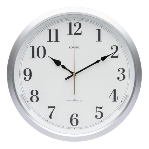 Formia(フォルミア) 電波 壁掛け時計 ライト 見やすい 夜間自動点灯 夜間秒針停止 静音 アナログ 保土..