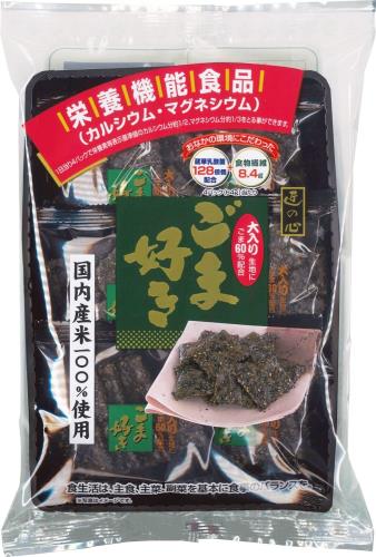 丸彦製菓 ごま好き 112g ×12袋 elimino-10176586 eli-mino ゆらぎ薬局 パッケージ画像