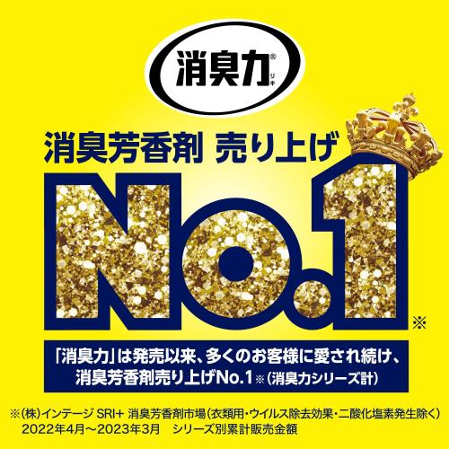 eli-mino ゆらぎ薬局の消臭力 自動でシュパッと 電池式 消臭スプレー 部屋用 トイレ用 ピュアフローラル つけかえ 2個セット 78mL 部屋 玄関 トイレ 消臭剤 消臭 芳香剤｜アングル2