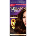 Wella ウエラトーン 2+1 白髪染め クリームタイプ 4B ダークピュアブラウン 鮮やかな髪色6週間続く 医薬部外品