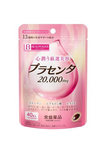 常盤薬品工業 ビューパワー プラセンタサプリメント 40粒 美容サプリ