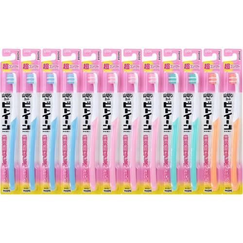 ビトイーンライオン ハブラシ 超コンパク トやわらかめ 12本パック