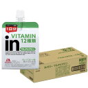 inゼリー マルチビタミン グレープフルーツ味 (180g×36個) 栄養補助ゼリー 10秒チャージ 1日分のビタミン12種類配合 栄養機能食品(ビオチン) 森永製菓