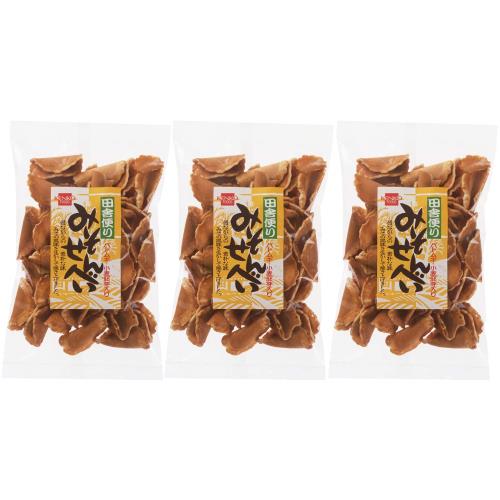 健康フーズ 田舎便り みそせんべい 110g×3袋
