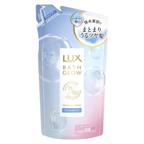 LUX(ラックス)　バスグロウ モイスチャーシャイン シャンプー 詰め替え用 350g×4個