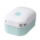プラス コンパクト 卓上クリーナー エアイン スイット ブルー 電池式 VC-001AI 36325
