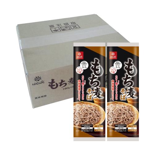 はくばく もち麦そば 180g×20袋