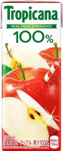 トロピカーナ 100% アップル 250ml×24本(4)