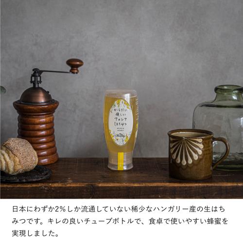 MyHoney ハチミツ 非加熱 はちみつ アカシア 500g×2本 チューブボトル ハンガリー産 アカシア蜂蜜 100％ 無添加 低GI 生はちみつ専門店 マイハニー