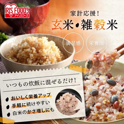 アイリスオーヤマ 雑穀米 十六穀米 個包装 分包タイプ リッチもち麦たっぷりブレン...