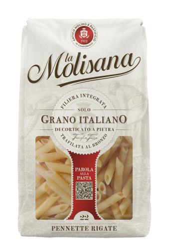 ラ・モリサーナ ペンネッテ・リガーテ・ブロンズ(No.22) 500g