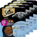 シーバ デュオ キャットフード 15歳以上 クリーミーミルク味 200g×4個(まとめ買い)