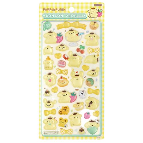 サンスター文具 サンリオキャラクター シール ボンボンドロップシール ポムポムプリン S8812144のサムネイル