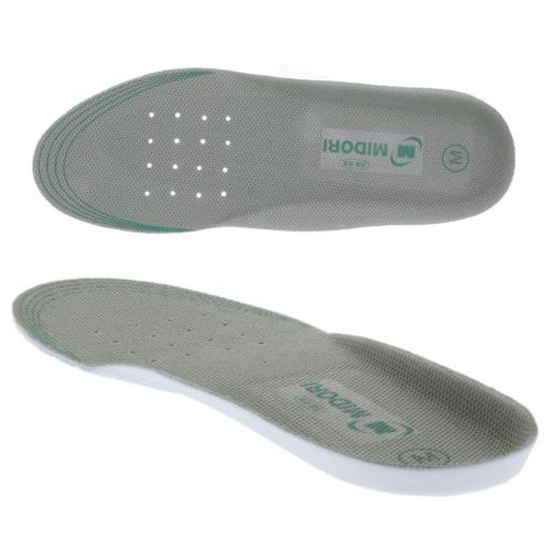 Rakuten - [ミドリ安全] クッション＆ホールド 《抗菌防臭》 カップインソール AD-31WP グレイ L