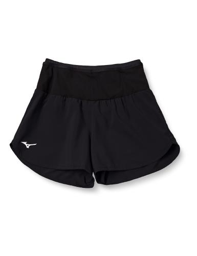 [ミズノ] ランニングウェア マルチポケットパンツ ショートパンツ レディース 360度ポケット 収納 J2MB8710 ブラック/ブラック M