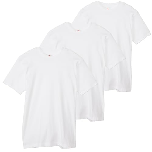 [ヘインズ] Tシャツ(3枚組) 綿100% 上質コットン ゴールドパック 丸首 半袖 3P ゴールドラベル クルーネックTシャツ HM2155G メンズ ホワイト L