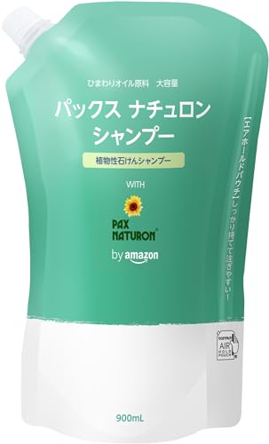 by 大容量パックスナチュロン せっけんシャンプー 泡タイプ 詰替用 900ml (NATUXIA)