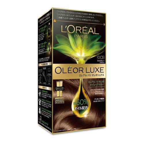 L'Oreal Paris(ロレアルパリ) ヘアカラー オレオリュクス 10CB医薬部外品ミルクティーブラウン リタッチ レディース メンズ