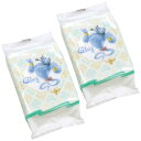 ディズニー おでかけ用 純水99% 手・くちふき 25枚×2個 (アラジン ジーニー) 日本製 コンパクトサイズ(4)